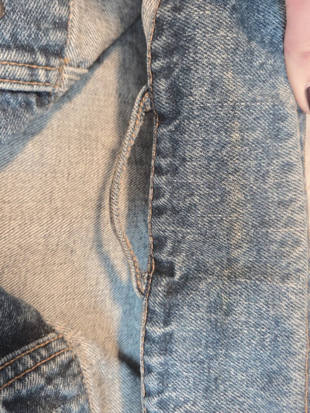 Vintage 1994 Levi’s Denim Trucker Jacket Men’s M 90s Blue Jean 75525 - Picture 4 of 7